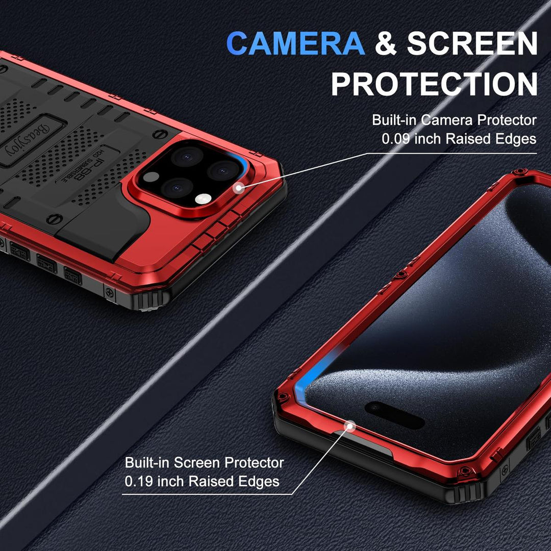 Beasyjoy iPhone 15 Plus Waterproof Case - DOKUTRONIX