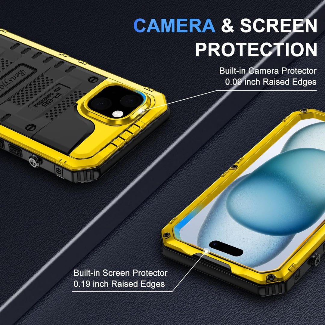 Beasyjoy iPhone 15 Plus Waterproof Case - DOKUTRONIX