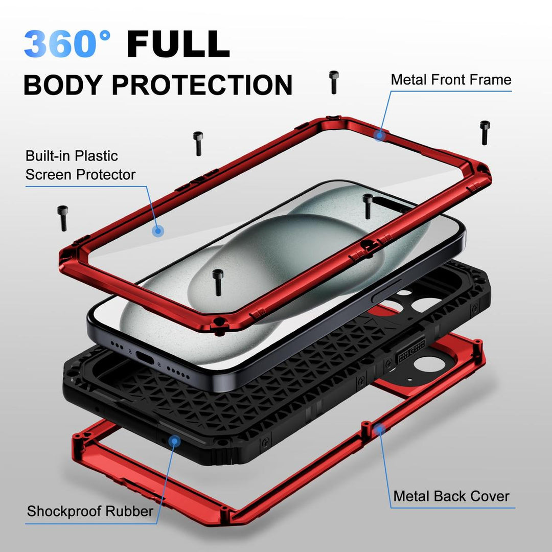 Beasyjoy iPhone 15 Plus Waterproof Case - DOKUTRONIX