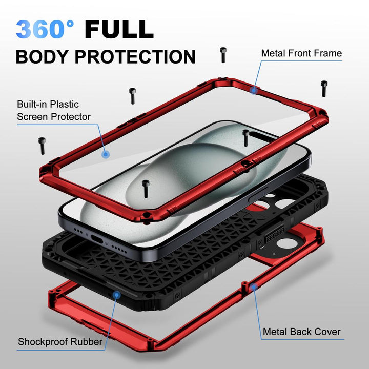 Beasyjoy iPhone 15 Plus Waterproof Case - DOKUTRONIX