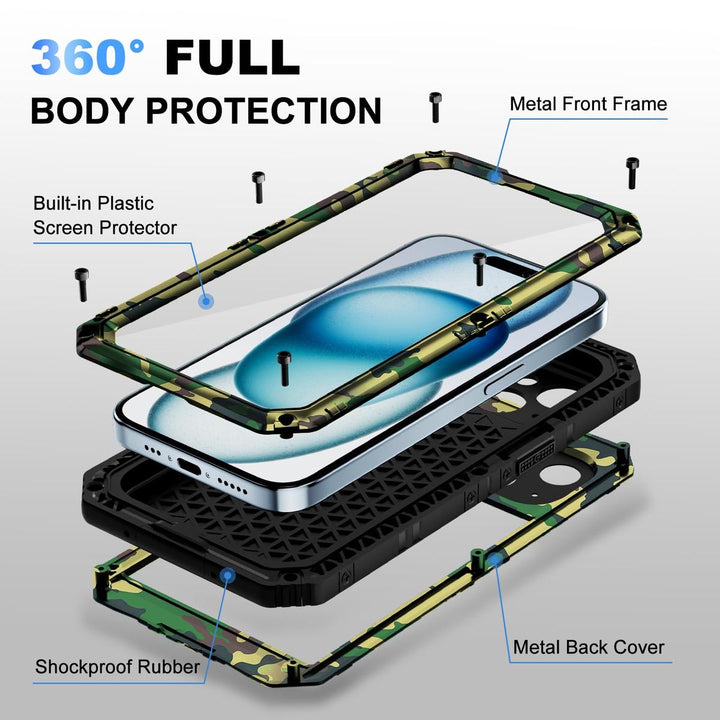 Beasyjoy iPhone 15 Plus Waterproof Case - DOKUTRONIX