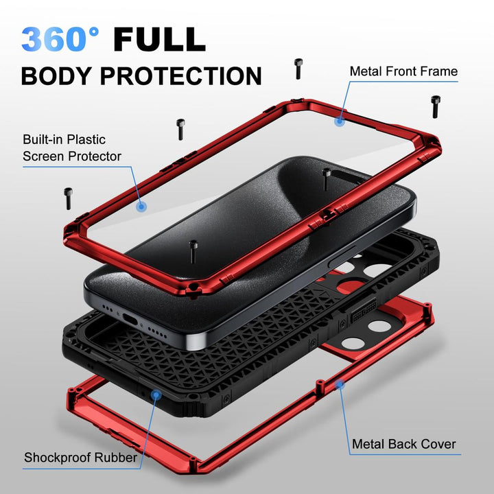 Beasyjoy iPhone 15 Plus Waterproof Case - DOKUTRONIX