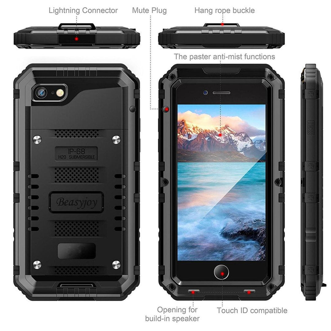Beasyjoy iPhone 15 Plus Waterproof Case - DOKUTRONIX