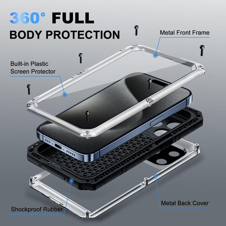 Beasyjoy iPhone 15 Plus Waterproof Case - DOKUTRONIX