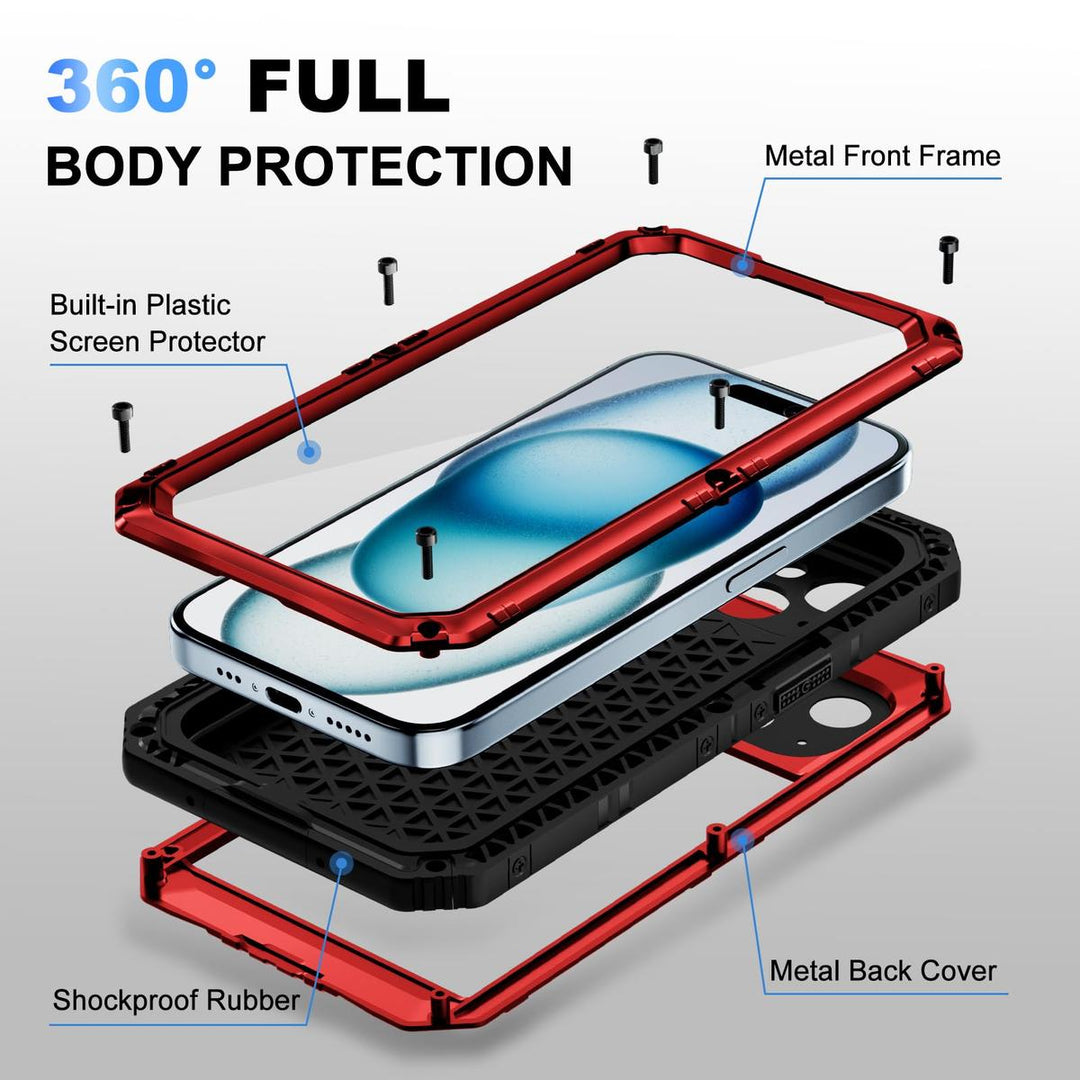 Beasyjoy iPhone 15 Plus Waterproof Case - DOKUTRONIX