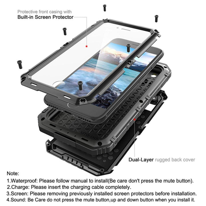 Beasyjoy iPhone 15 Plus Waterproof Case - DOKUTRONIX