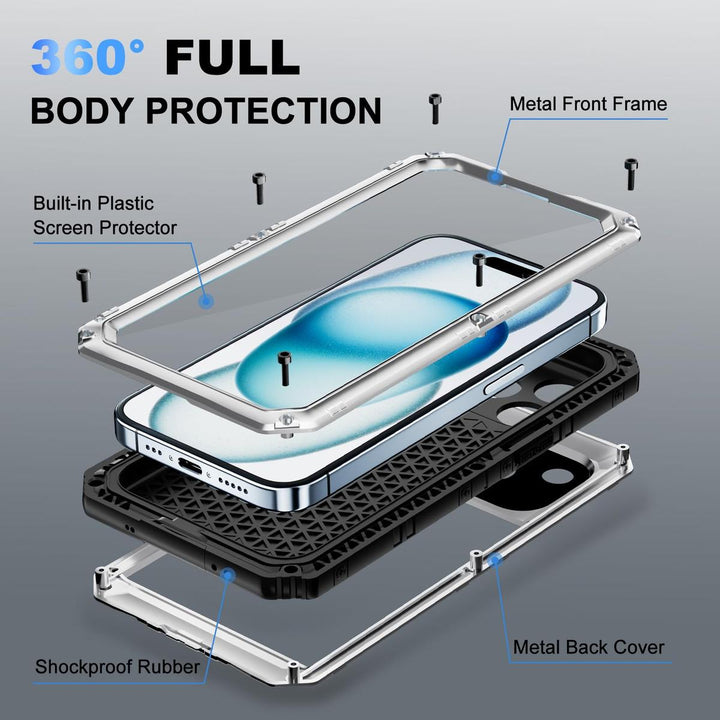 Beasyjoy iPhone 15 Plus Waterproof Case - DOKUTRONIX