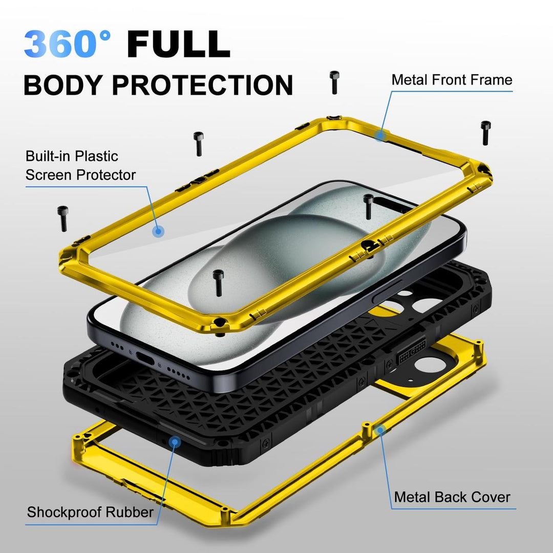 Beasyjoy iPhone 15 Plus Waterproof Case - DOKUTRONIX