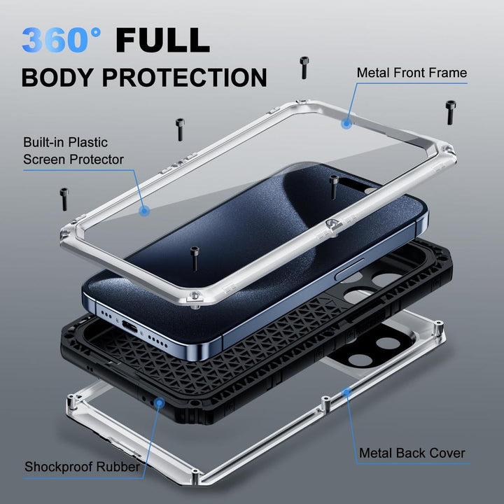Beasyjoy iPhone 15 Plus Waterproof Case - DOKUTRONIX