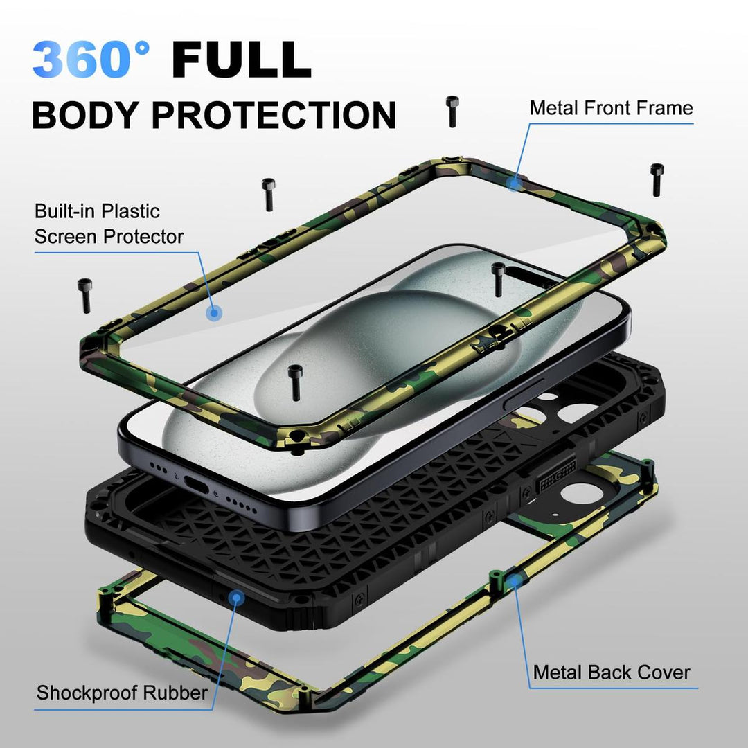 Beasyjoy iPhone 15 Plus Waterproof Case - DOKUTRONIX