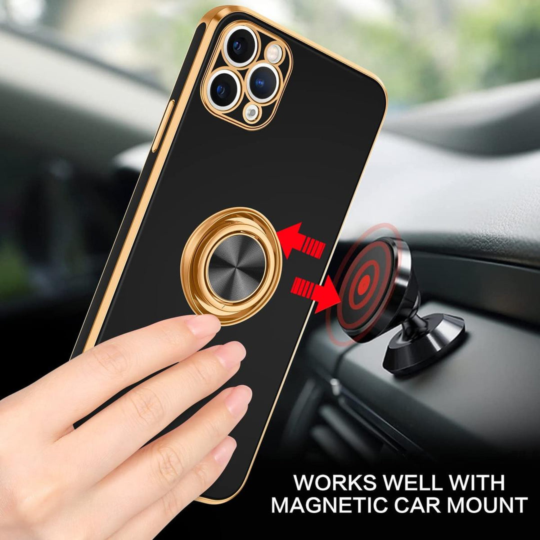 ProMax Kickstand Case - Black/Gold - DOKUTRONIX