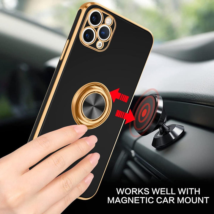 ProMax Kickstand Case - Black/Gold - DOKUTRONIX