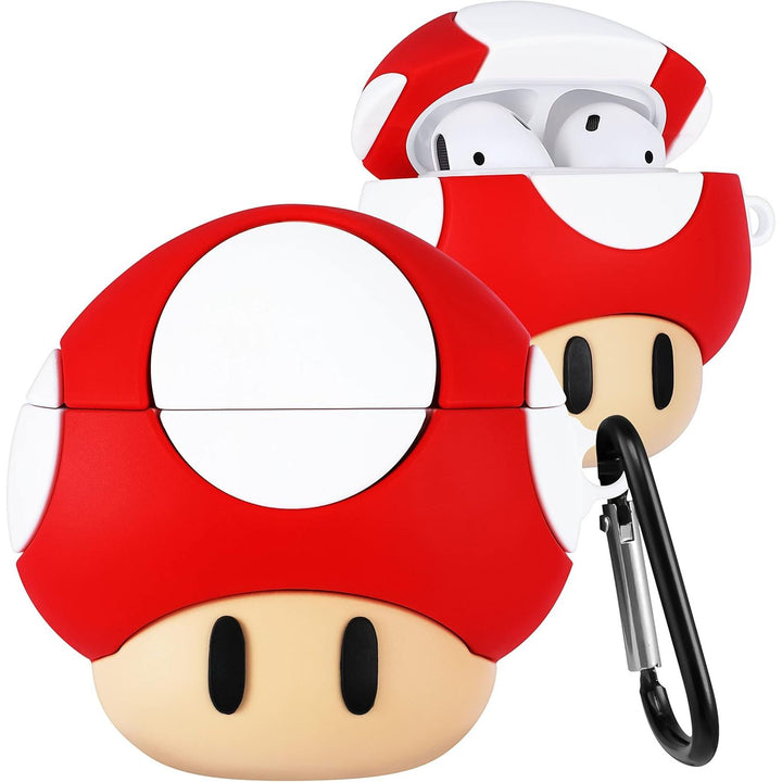 Mushroom Kawaii Silicone Case for AirPods 1&2 - DOKUTRONIX