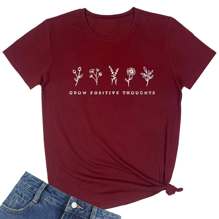 Charming Summer Graphic Tee for Women - DOKUTRONIX