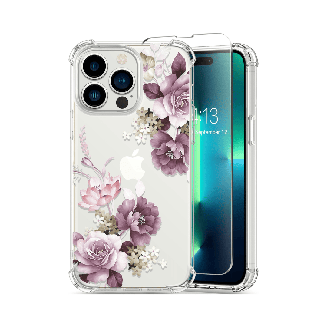 Blossom Guard iPhone 13 Pro Case by GVIEWIN - DOKUTRONIX