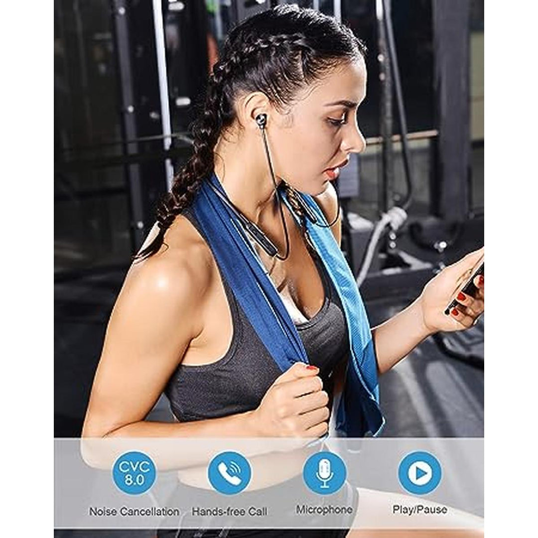 AquaBeat Wireless Earbuds - Black & Red Edition - DOKUTRONIX