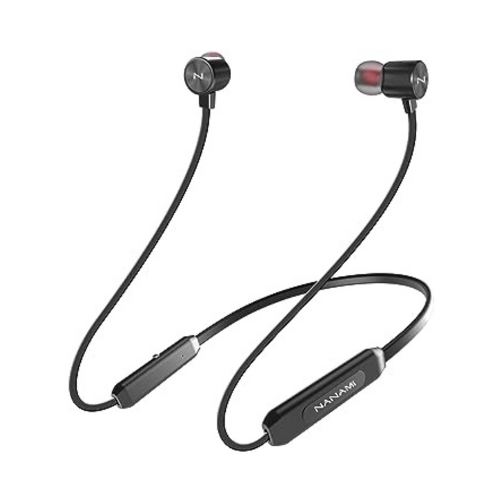 AquaBeat Wireless Earbuds - Black & Red Edition - DOKUTRONIX