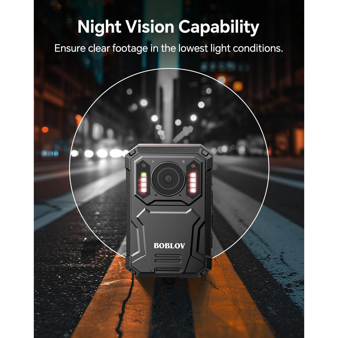 BOBLOV ProCam 2K: Night Vision, 128GB, Long Battery - DOKUTRONIX