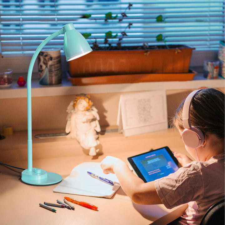 BOHON Flex Desk Lamp - Teal - DOKUTRONIX