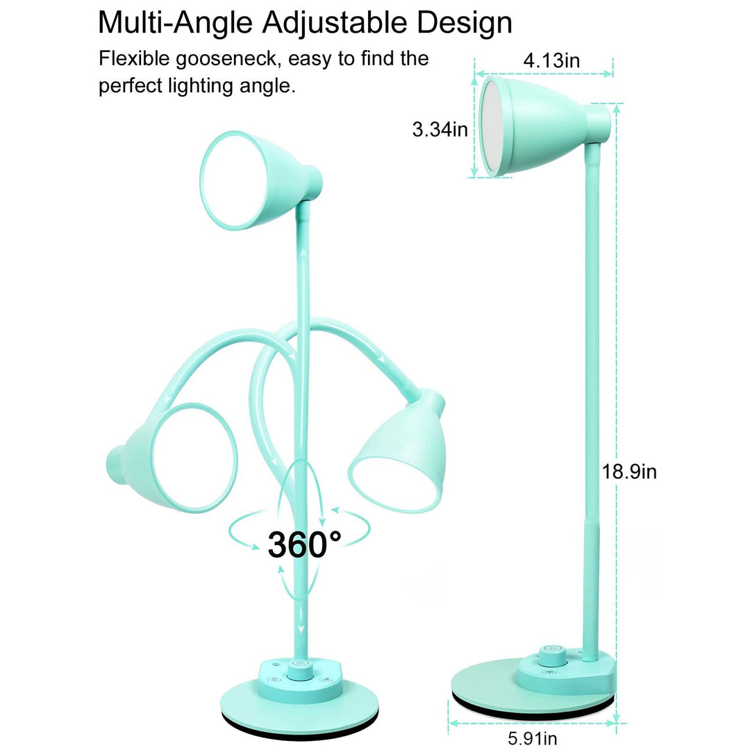 BOHON Flex Desk Lamp - Teal - DOKUTRONIX
