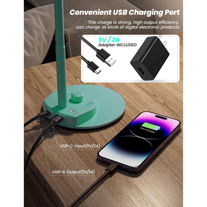 BOHON Flex Desk Lamp - Teal - DOKUTRONIX