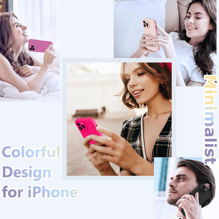 SilkShield Pink iPhone 13 Pro Max Case & Protector Set - DOKUTRONIX