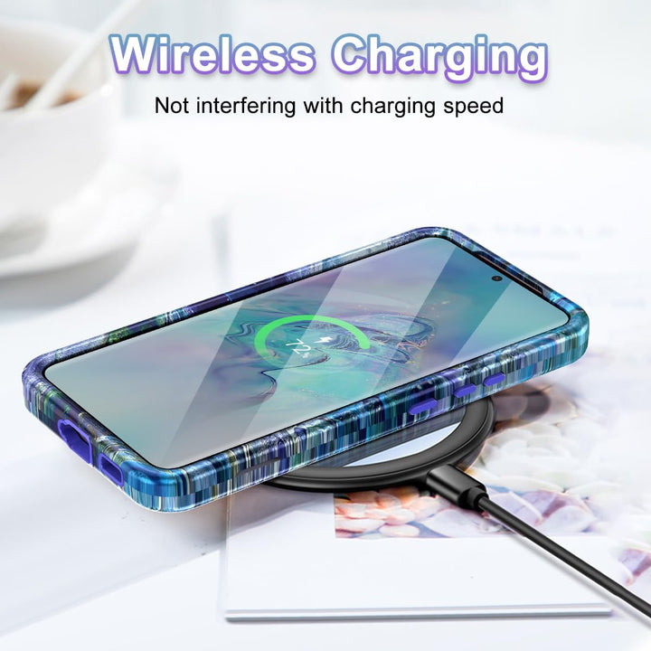 RoseGold Marble Galaxy S22 5G Heavy-Duty Case - DOKUTRONIX