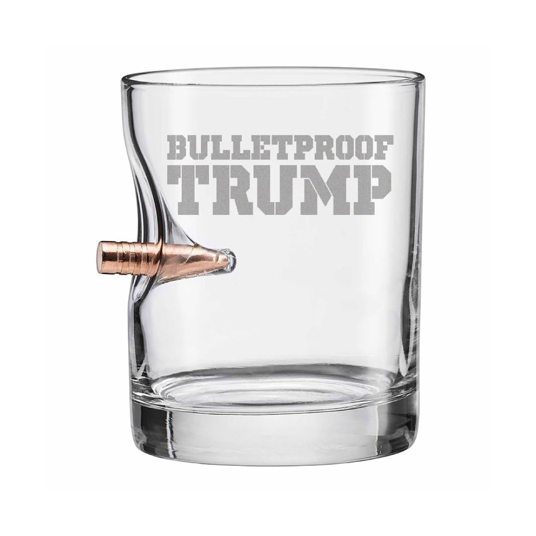 MAGA Bulletproof Rocks Glass - USA Made 11oz - DOKUTRONIX