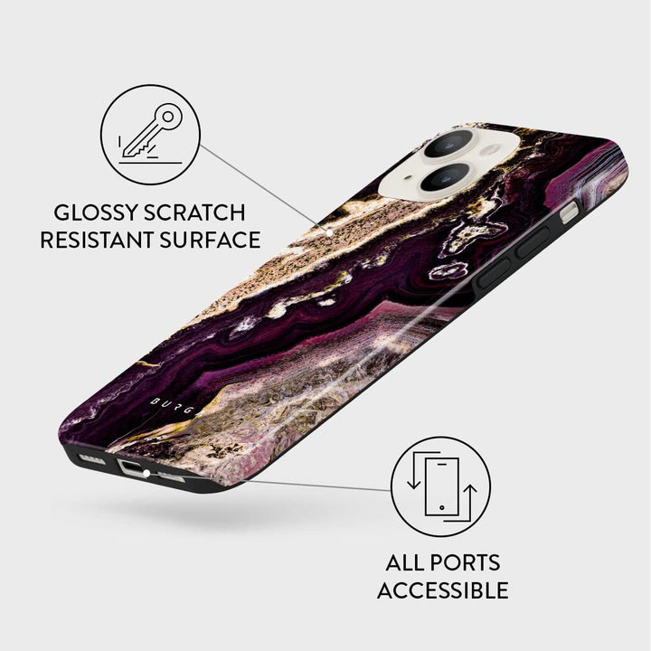Turquoise Marble Hybrid Phone Case - DOKUTRONIX