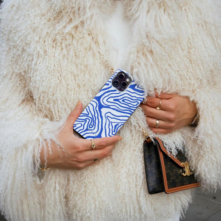 Turquoise Marble Hybrid Phone Case - DOKUTRONIX