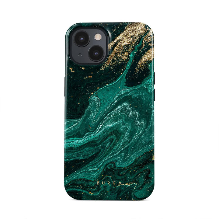 Turquoise Marble Hybrid Phone Case - DOKUTRONIX