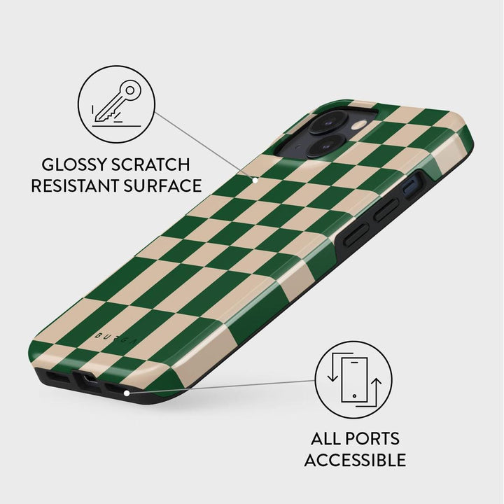 Turquoise Marble Hybrid Phone Case - DOKUTRONIX