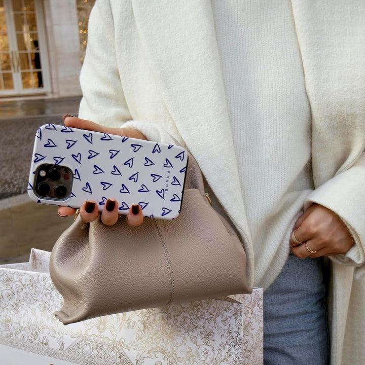 Turquoise Marble Hybrid Phone Case - DOKUTRONIX