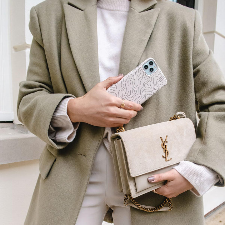 Turquoise Marble Hybrid Phone Case - DOKUTRONIX