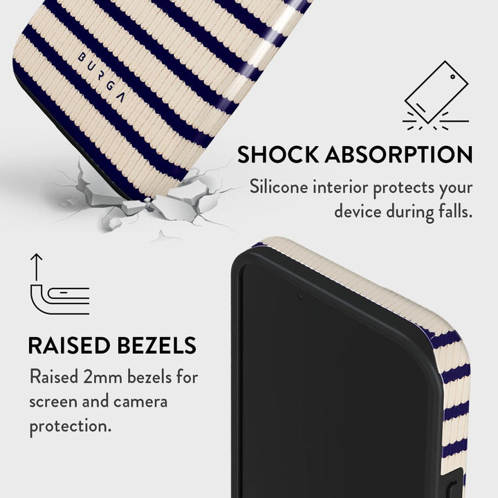 Turquoise Marble Hybrid Phone Case - DOKUTRONIX