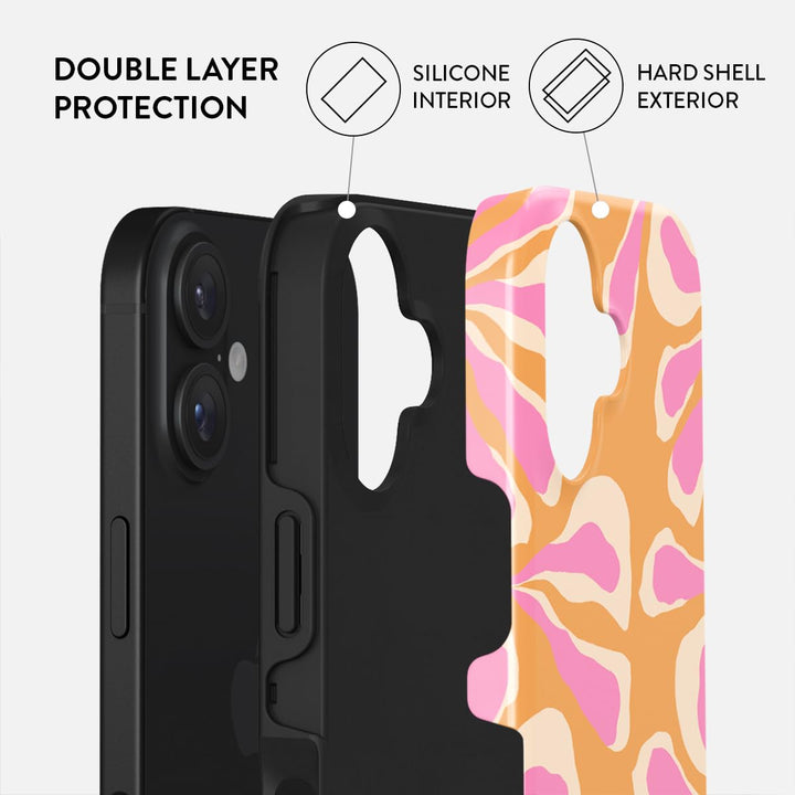 Turquoise Marble Hybrid Phone Case - DOKUTRONIX