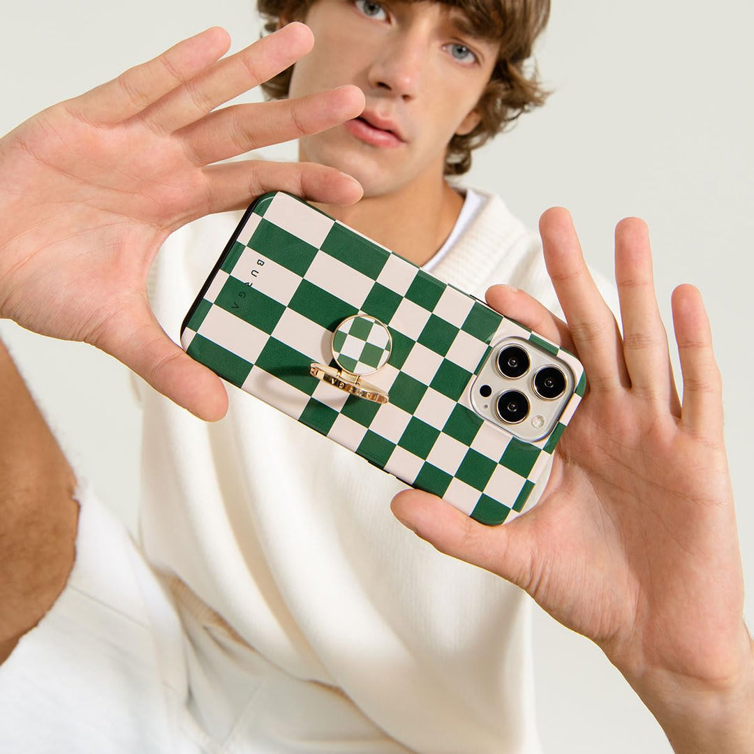 Turquoise Marble Hybrid Phone Case - DOKUTRONIX