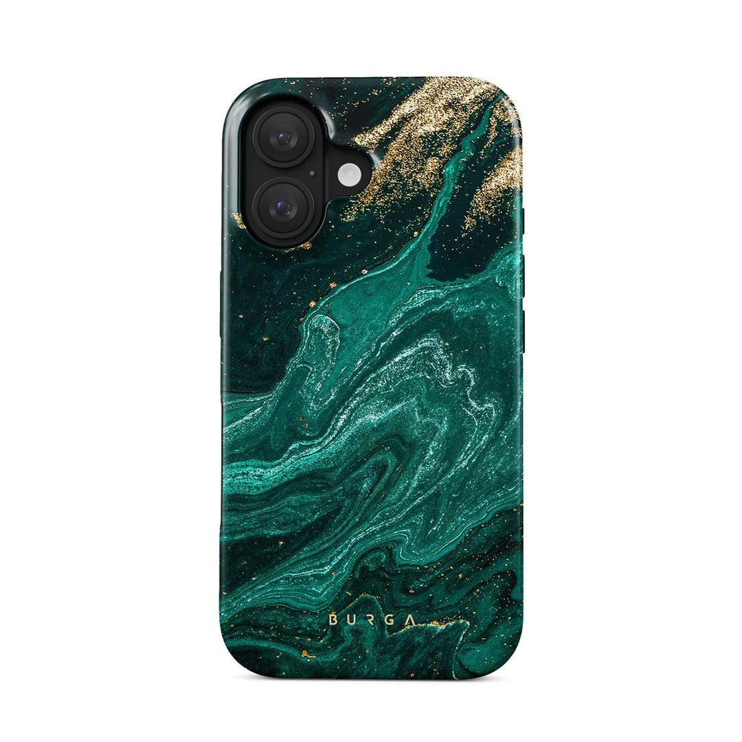 Turquoise Marble Hybrid Phone Case - DOKUTRONIX