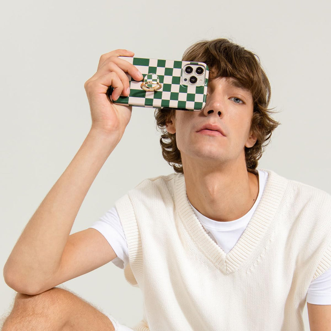 Turquoise Marble Hybrid Phone Case - DOKUTRONIX