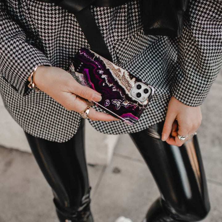 Turquoise Marble Hybrid Phone Case - DOKUTRONIX