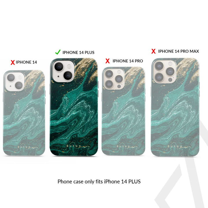 Turquoise Marble Hybrid Phone Case - DOKUTRONIX