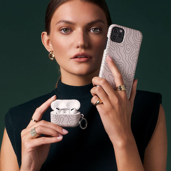 Turquoise Marble Hybrid Phone Case - DOKUTRONIX