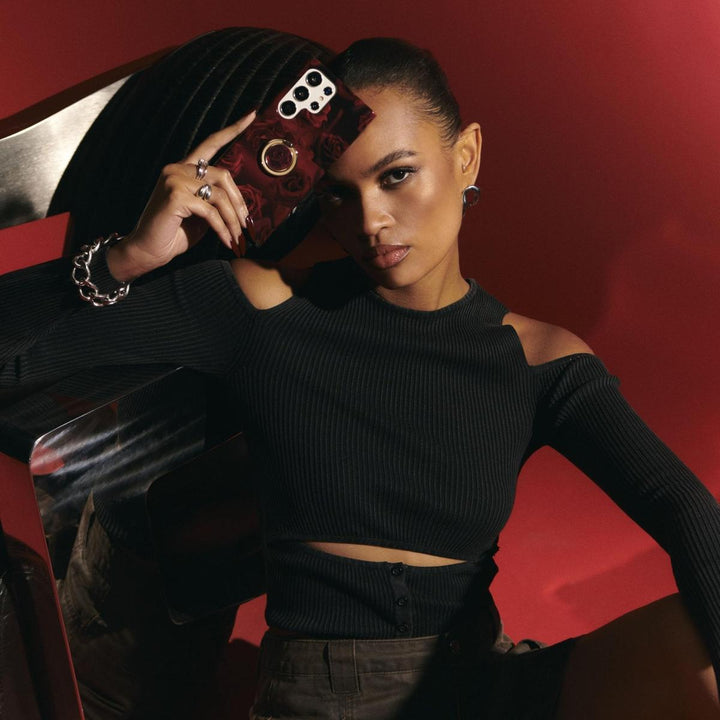 Turquoise Marble Hybrid Phone Case - DOKUTRONIX