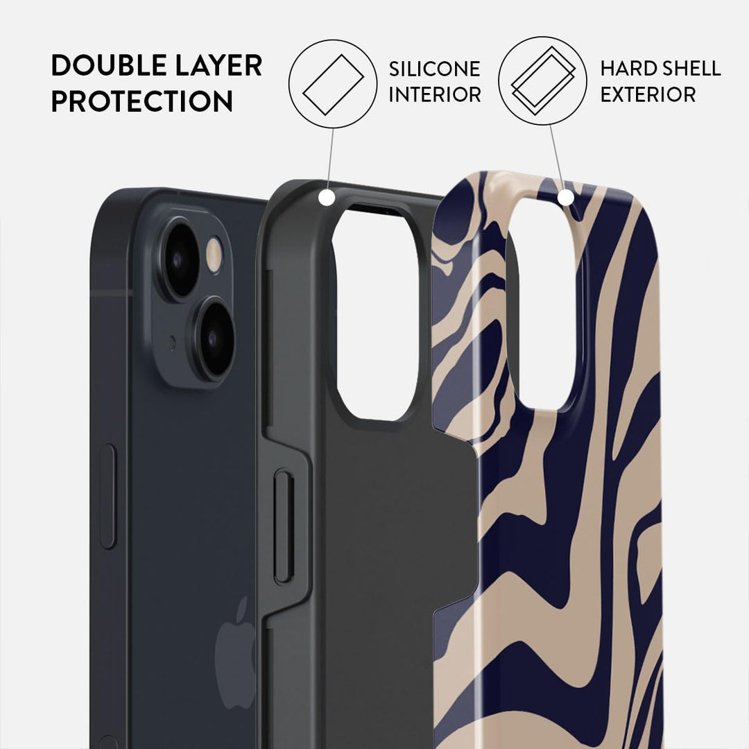 Turquoise Marble Hybrid Phone Case - DOKUTRONIX