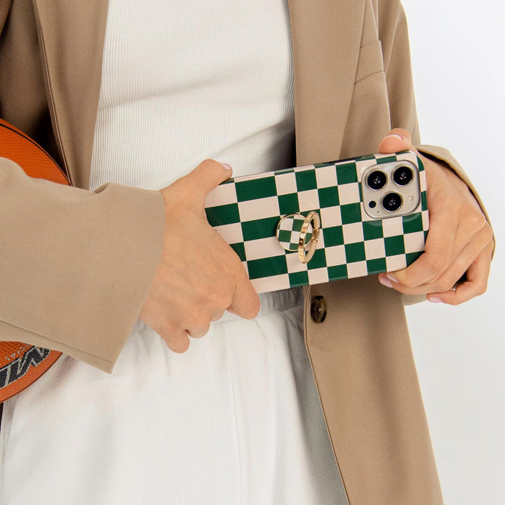 Turquoise Marble Hybrid Phone Case - DOKUTRONIX