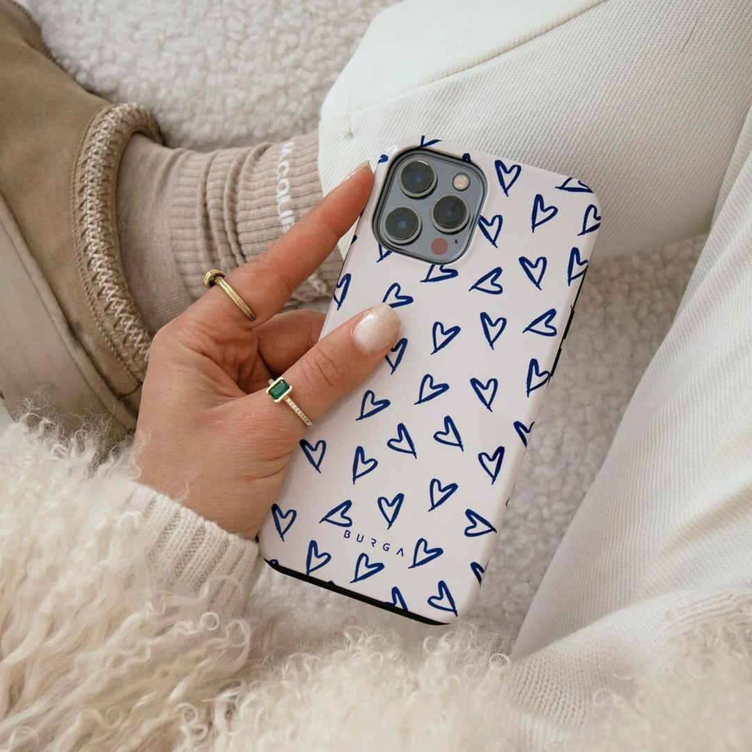 Turquoise Marble Hybrid Phone Case - DOKUTRONIX