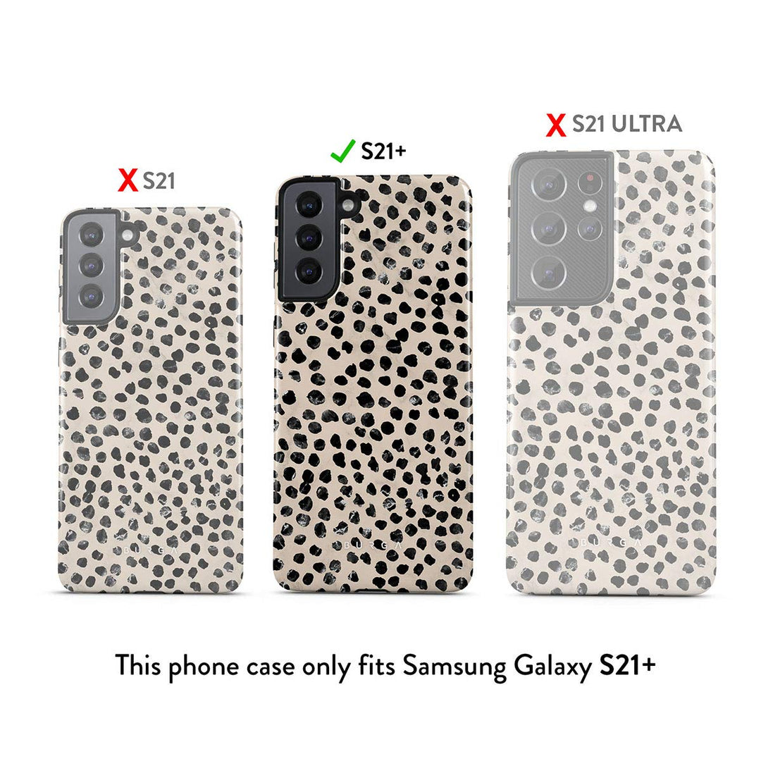 Polka Dot Hybrid Case for Galaxy S21 Plus - DOKUTRONIX
