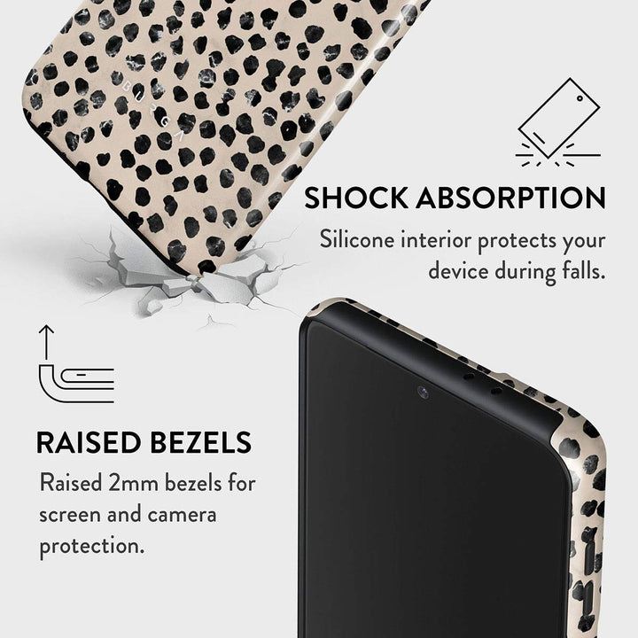 Polka Dot Hybrid Case for Galaxy S21 Plus - DOKUTRONIX