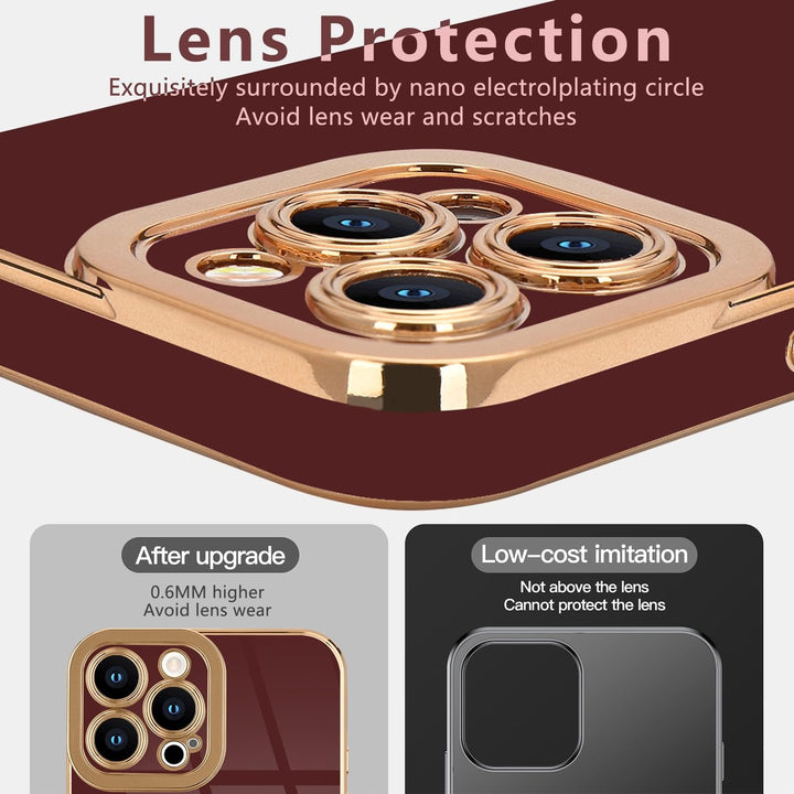 Burgundy Luxe Guard: iPhone 16 Pro Max Case - DOKUTRONIX