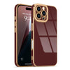 Burgundy Luxe Guard: iPhone 16 Pro Max Case